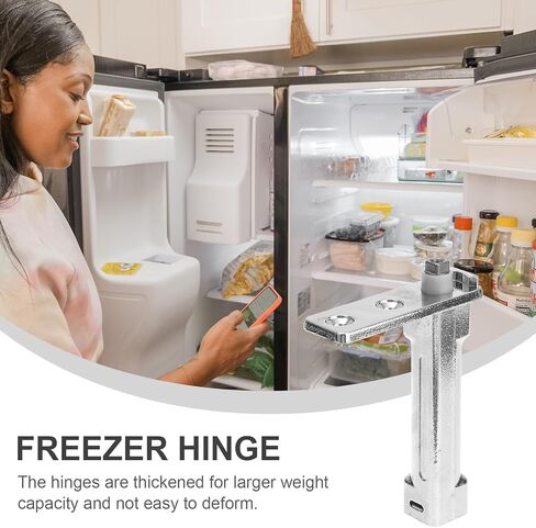 Zerodeko Zinc Alloy Automatic Freezer Door Closer Hinge with Positioning Heavy-Duty Spring Pivot Hinge for Refrigerator and Commercial Freezer Use in Saudi Arabia
