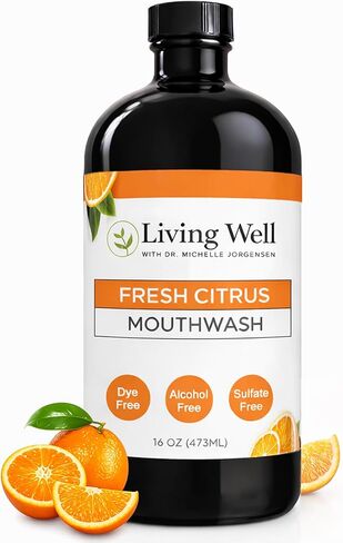 بارد النعناع غسول الفم | هيدروكسياباتيت والفضة الغروية الصيغة | خالية من الكحول | شطف الفم الخالي من الفلورايد in Kuwait