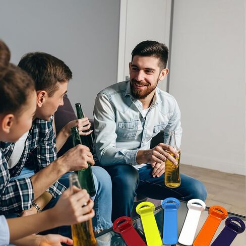 6 عبوات من فتاحة مفاتيح البرطمان - فتاحة غطاء الجرة البلاستيكية مع سهولة الإمساك باليد، تصميم ملون مقاس 5.5 بوصة للأيدي الضعيفة وكبار السن والأطفال in Saudi Arabia