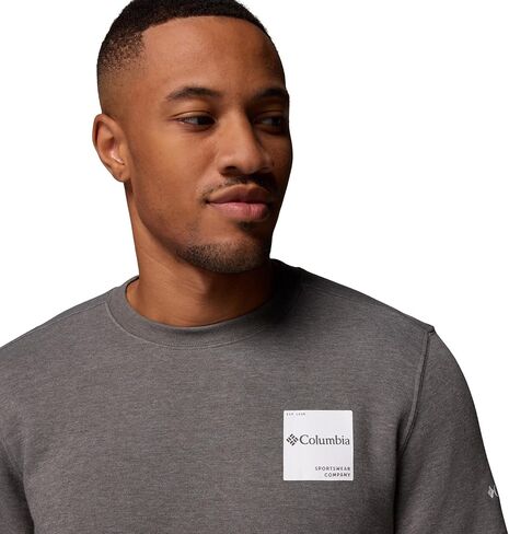 Columbia Mens Trek Crew، ماركة Charcoal Heather/Boxy، طول 5X in Saudi Arabia