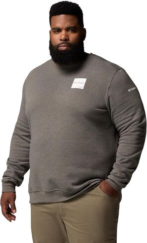 Columbia Mens Trek Crew، ماركة Charcoal Heather/Boxy، طول 5X in Saudi Arabia