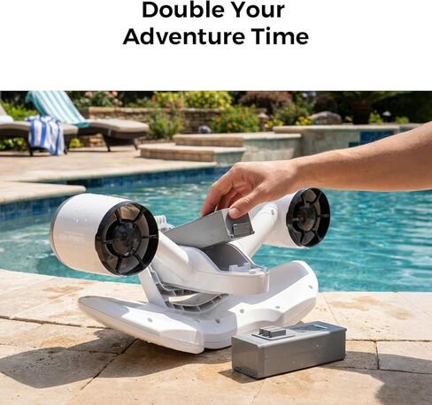 ترقية بطارية قابلة لإعادة الشحن من Sublue للدراجات البخارية تحت الماء Mix/Mix Pro، بطارية احتياطية قابلة للإزالة بقدرة 122 وات في الساعة 11000 مللي أمبير في الساعة لوقت غوص ممتد in Kuwait