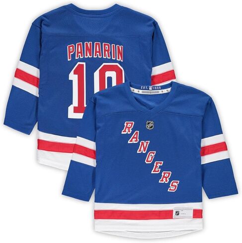 قميص Outerstuff Artemi Panarin New York Rangers #10 للأطفال مقاس 4-7 in Saudi Arabia