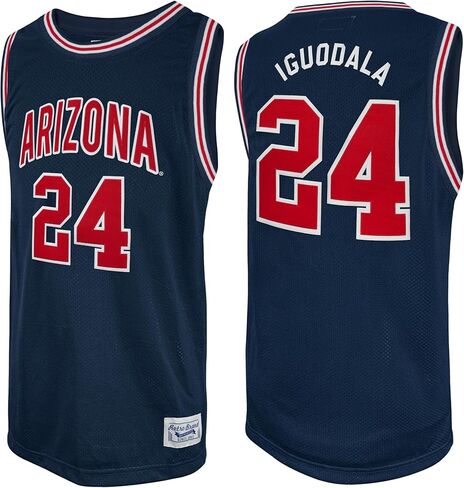 NCAA Arizona Wildcats Andre Iguodala #24 Tackle Twill Jersey, XX-Large Navy in Saudi Arabia