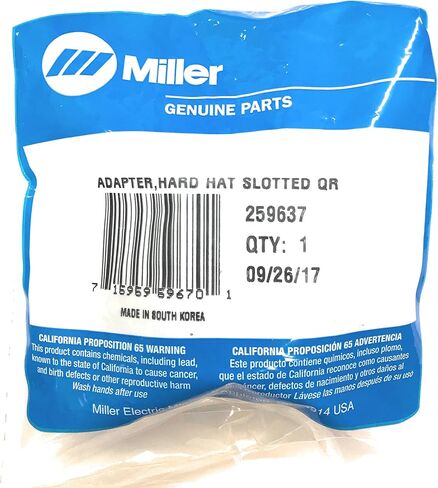Miller 259637 Hard Hat Adapter, Slotted, Complete Kit in Saudi Arabia