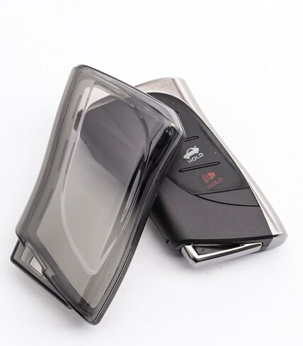 حافظة مفاتيح أوتوماتيكية غطاء حماية فوب متوافق مع لكزس ES RX LS UX LX GX 2017-2025 سلسلة مفاتيح السيارة كيرينغ in Kuwait