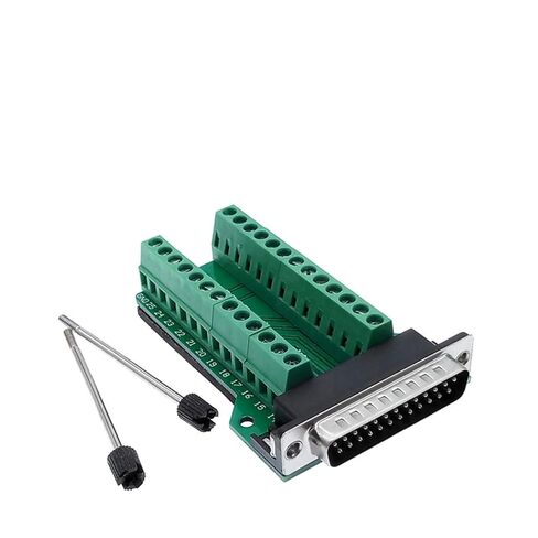 DB25 25pin محول RS232 الإشارات التسلسلية محطة محول الواجهة إلى موصل ذكر أنثى D الفرعية 1 قطعة (برغي أنثى) in Kuwait