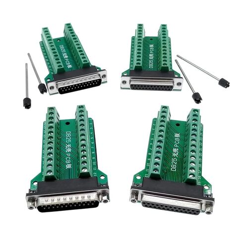 DB25 25pin محول RS232 الإشارات التسلسلية محطة محول الواجهة إلى موصل ذكر أنثى D الفرعية 1 قطعة (برغي أنثى) in Kuwait