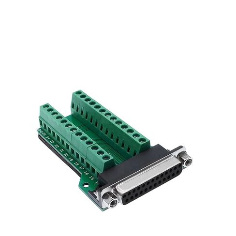 DB25 25pin محول RS232 الإشارات التسلسلية محطة محول الواجهة إلى موصل ذكر أنثى D الفرعية 1 قطعة (برغي أنثى) in Kuwait