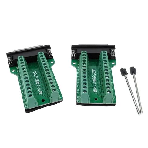 DB25 25pin محول RS232 الإشارات التسلسلية محطة محول الواجهة إلى موصل ذكر أنثى D الفرعية 1 قطعة (برغي أنثى) in Kuwait