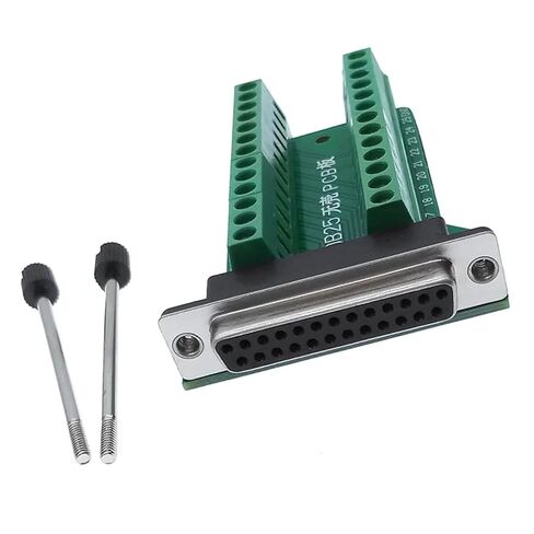 DB25 25pin محول RS232 الإشارات التسلسلية محطة محول الواجهة إلى موصل ذكر أنثى D الفرعية 1 قطعة (برغي أنثى) in Kuwait