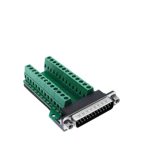 DB25 25pin محول RS232 الإشارات التسلسلية محطة محول الواجهة إلى موصل ذكر أنثى D الفرعية 1 قطعة (برغي أنثى) in Kuwait
