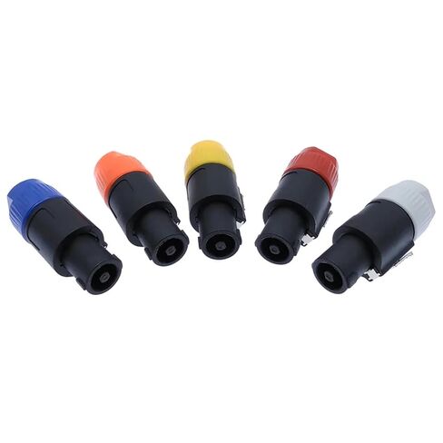 Speakon Connector 4 Pole Male Speaker Audio Pin Led 1Pcs(Blue) in Saudi Arabia