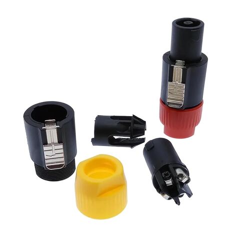Speakon Connector 4 Pole Male Speaker Audio Pin Led 1Pcs(Blue) in Saudi Arabia