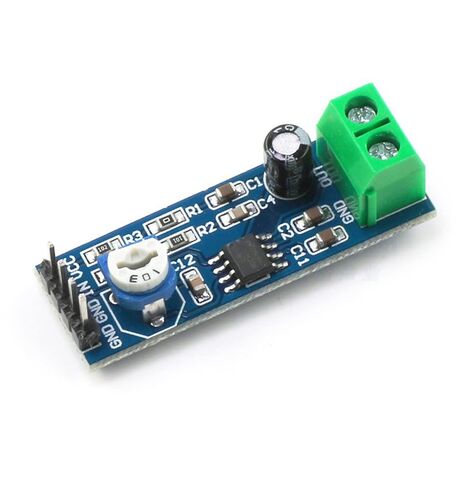LM386 Audio Power Amplifier Module 200 Times Gain Amplifier Board Mono Power Amplifier 5V-12V Input 1Pcs in Saudi Arabia