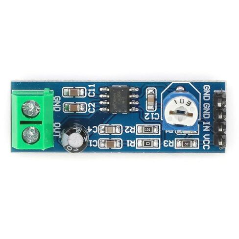 LM386 Audio Power Amplifier Module 200 Times Gain Amplifier Board Mono Power Amplifier 5V-12V Input 1Pcs in Saudi Arabia