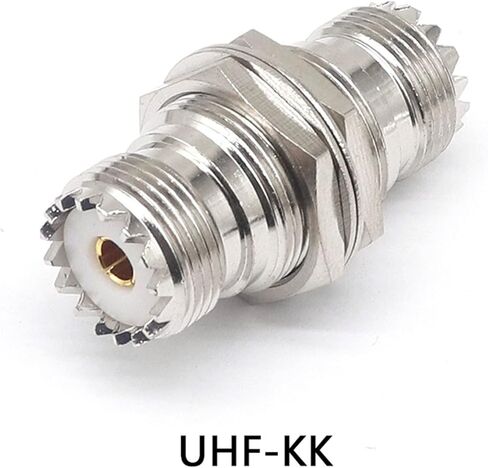 UHF-KKY Coaxial High Frequency Adapter SL16KKY M Female UHF Female to Female with Nut Gasket 1Pcs in Saudi Arabia