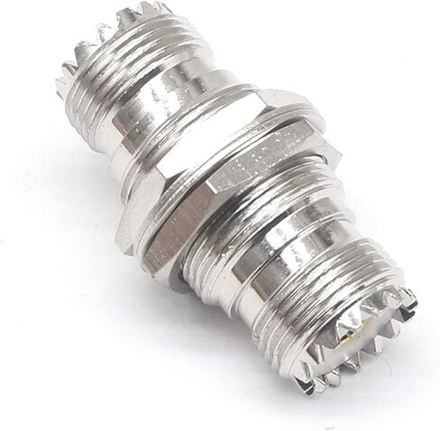 UHF-KKY Coaxial High Frequency Adapter SL16KKY M Female UHF Female to Female with Nut Gasket 1Pcs in Saudi Arabia