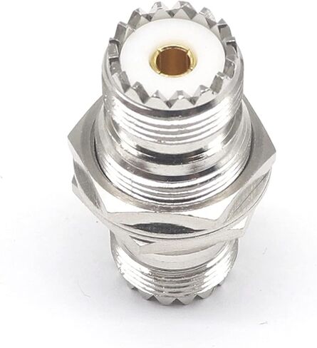 UHF-KKY Coaxial High Frequency Adapter SL16KKY M Female UHF Female to Female with Nut Gasket 1Pcs in Saudi Arabia