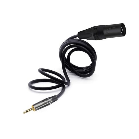 3.5mm Mono Jack 3pins Male to XLR Male Audio Signal Balanced Microphone Interconnect Cable Quarter Inch to XLR Cord 1Pcs(Red Yellow,1.5m) in Saudi Arabia