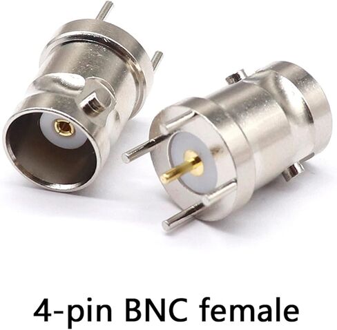 BNC-KE موصل أربعة أرجل B N C مقعد الإناث 180 درجة عمودي Bnc-p C B لوحة ملحومة نوع 4 أرجل B N C المقبس 1 قطعة in Saudi Arabia