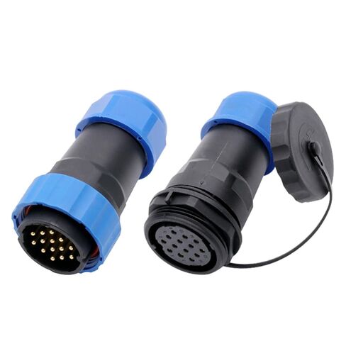 10 مجموعات SP/SD28 لرسو السفن الطيران التوصيل المقبس ذكر + أنثى 1/2/3/4/5/6/7/9/12/14 دبابيس IP68 SP28 28 مللي متر موصل الطيران (SD28-2P) in Kuwait