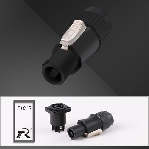 10 قطعة/الوحدة أسود/أبيض موصل التيار المتردد الإدخال/الإخراج LED مرحلة الطاقة التوصيل (10xM 10xF) in Kuwait