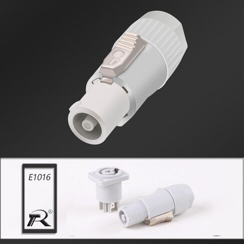 10 قطعة/الوحدة أسود/أبيض موصل التيار المتردد الإدخال/الإخراج LED مرحلة الطاقة التوصيل (10xM 10xF) in Kuwait