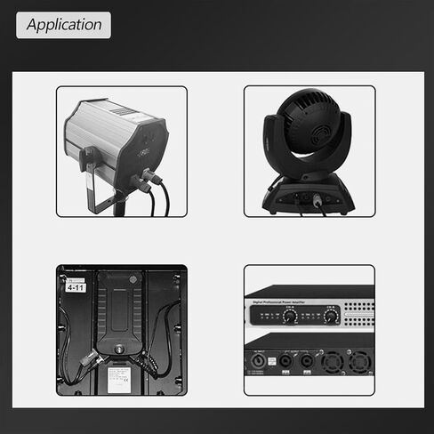 10 قطعة/الوحدة أسود/أبيض موصل التيار المتردد الإدخال/الإخراج LED مرحلة الطاقة التوصيل (10xM 10xF) in Kuwait