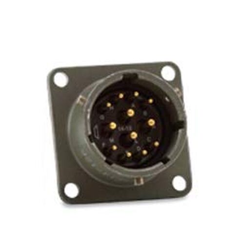 أمفينول، MS3114H20C16P، دبوس أسطواني مصغر من Conn 16 POS Solder ST Jam Nut 16 Terminal 1 Port in Kuwait