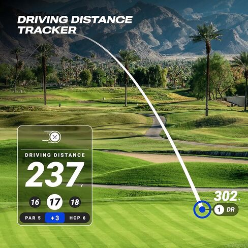 مكبر صوت Blue Tees Golf Player Pro GPS - مكبر صوت جولف يعمل بالذكاء الاصطناعي، أكثر من 42,000 دورة محملة مسبقًا، صوت استوديو 360 درجة، مسافات مرئية ومسموعة ومخاطرة، بطارية 10+ ساعة، حامل مغناطيسي، IP67 مقاوم للماء in Kuwait