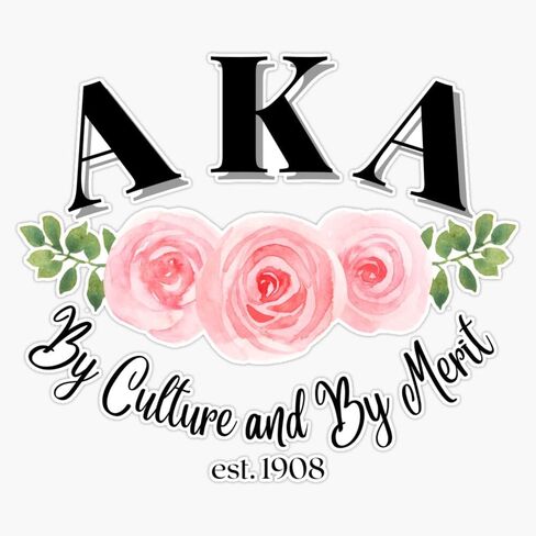 ملصق من الفينيل مطبوع عليه Aka by Culture and by Merit مقاس 5 بوصات in Saudi Arabia