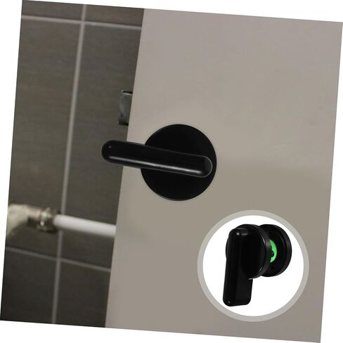 Zerodeko Privacy Indicator Door Lock Bathroom Stall Lock for Public Restrooms Quick Installation Engaged Vacant Indication for Commercial Use in Saudi Arabia