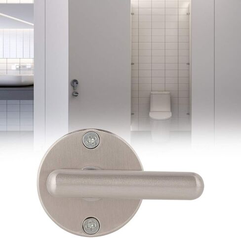 Dead Lock Privacy Lock, Bathroom Privacy Indicator Toilet Door Lock Vacant Engaged Stainless Steel Surface Mounted with Through Fixing for Shower Cubicles Restrooms in Saudi Arabia