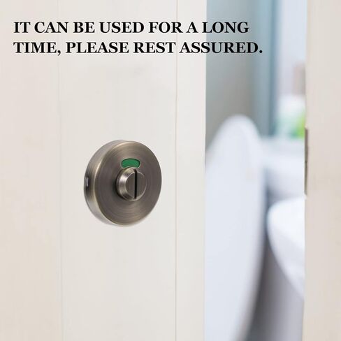 Lurrose Hotel Room Door Lock Stainless Steel Lock Vacant Occupied Indicator Keyless Door Handle for Office in Saudi Arabia