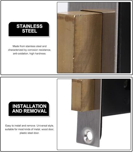 Lurrose Hotel Room Door Lock Stainless Steel Lock Vacant Occupied Indicator Keyless Door Handle for Office in Saudi Arabia
