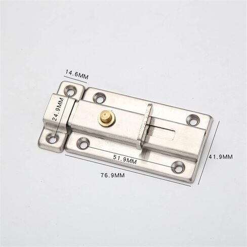 Door Bolts Stainless Steel Latch Sliding Door Lock Surface Mounted Slide Bolt for All Types Internal Doors Door Bolts 1Pcs (Color : C) in Saudi Arabia