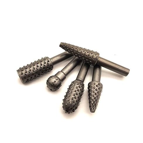 5 قطعة الروتاري Rasp HSS رأس مطحنة أداة السلطة النجارة القاطع لقمة ثقب الملفات الحرفية الدوارة عرقوب 1/4 in Kuwait