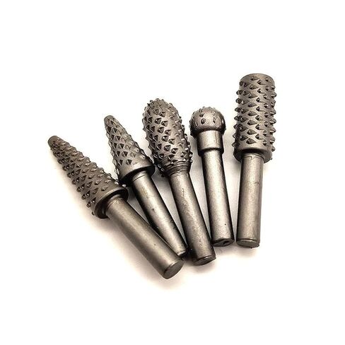 5 قطعة الروتاري Rasp HSS رأس مطحنة أداة السلطة النجارة القاطع لقمة ثقب الملفات الحرفية الدوارة عرقوب 1/4 in Kuwait