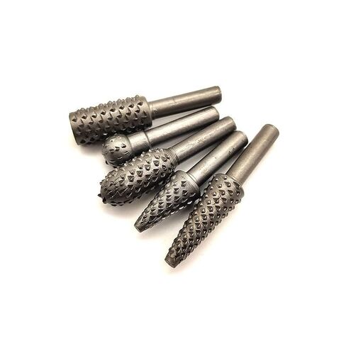 5 قطعة الروتاري Rasp HSS رأس مطحنة أداة السلطة النجارة القاطع لقمة ثقب الملفات الحرفية الدوارة عرقوب 1/4 in Kuwait