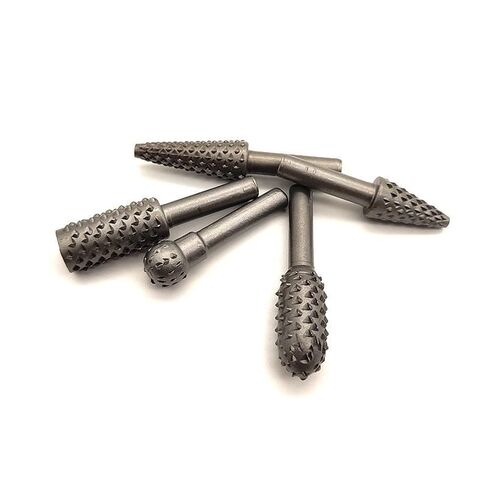 5 قطعة الروتاري Rasp HSS رأس مطحنة أداة السلطة النجارة القاطع لقمة ثقب الملفات الحرفية الدوارة عرقوب 1/4 in Kuwait