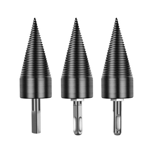32mm Firewood Splitter Drill Bits Round/Square/Hex Shank Cutting Wood Splitter High Speed Steel Screw Splitting Cone Twist Auger 1Pcs in Saudi Arabia