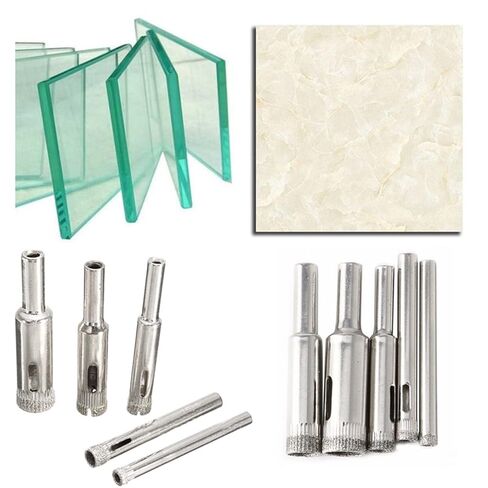 5 قطعة مجموعة لقمة مثقاب الماس 5-12 مللي متر أدوات الماس ثقب المنشار استخدام للزجاج بلاط رخامي أو الجرانيت الألياف الزجاجية لتقوم بها بنفسك أداة الملحقات in Kuwait