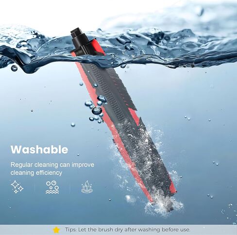 فرشاة TriCut لـ Roborock S7/S7 Plus/S7 MaxV/S7 MaxV Plus/S7 MaxV Ultra/S7 Pro Ultra/QV35A/QV35S/Q5/Qrevo Series/Q Revo/Qrevo Pro/Qrevo Plus/Q7 Series/T7S Series Robot Vacuum، فرشاة رئيسية لفك تشابك الشعر in Kuwait