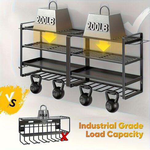 32" W Large Power Tool Organizer Wall Mount, 4 Tiers Heavy Duty Metal Garage Storage Racks, Drill Hanger Storage Rack with 8 Drills Holder, Utility Racks for Garage Workshop in Saudi Arabia