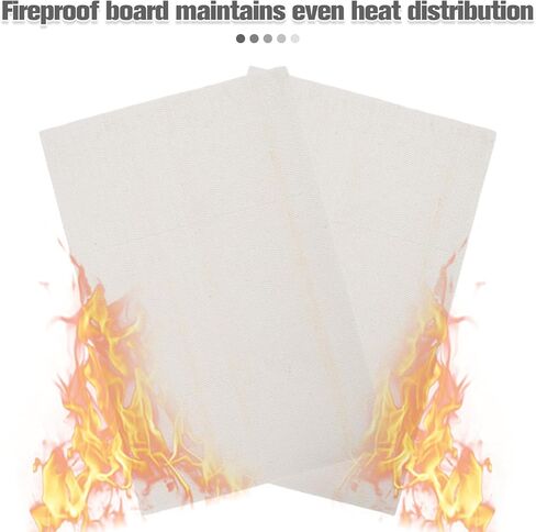 2pcs Ceramic Fiber Fireproof Insulation Board - High Temperature Gasket Material Sheet for Pellet Stove Wood Stove Boiler RV Furnace DIY Cut in Saudi Arabia