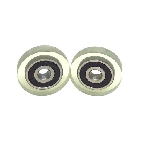 5 Pieces 5mm Inner Diameter 22mm Diameter PU Coated Rollers with 625 Bearings PU62522-5 5x22x5 Polyurethane Covered Rubber Bearing Wheels 5 * 22 * 5(PU62522-5) in Saudi Arabia