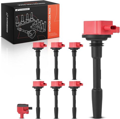 A-Premium Engine Ignition Coil Pack Compatible with Ford F-150 2018-2021, Mustang 2018-2020/2023, 5.0L, 8-PC Set in Saudi Arabia