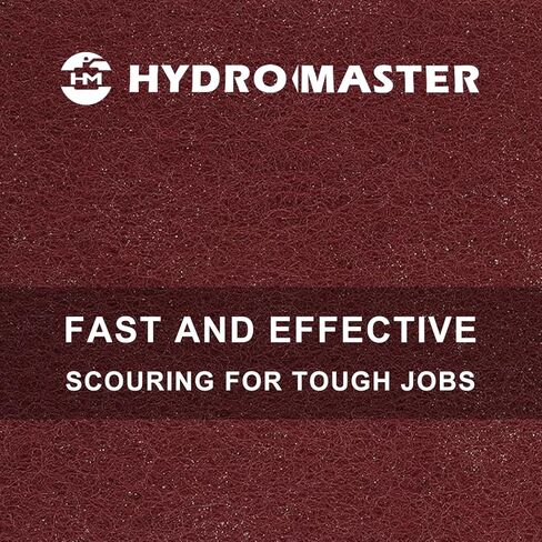 وسادات اليد الاحترافية للأغراض العامة من HYDRO MASTER، وسادات صنفرة كستنائية، وسادات تنظيف كاشطة شديدة التحمل، عبوة من 20 قطعة in Kuwait