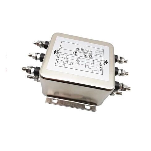 Three-Phase Power Filter CW12B-50A-S 380V 60A 30A Frequency Conversion Filter(CW12B-50A-S 50A) in Saudi Arabia